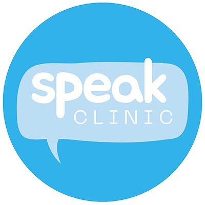 SpeakClinic social media post – pediatric therapy app